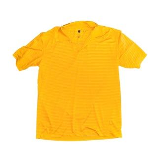 NIKE 💛 Golf Dri Fit Men’s Yellow Stripe Polo Sz XL